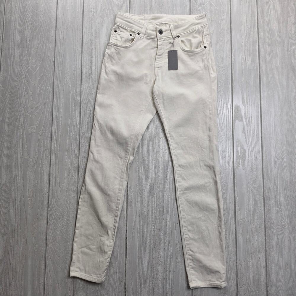 6397 Denim Chalk Off-White Skinny Jeans NP042 Women's Size 26